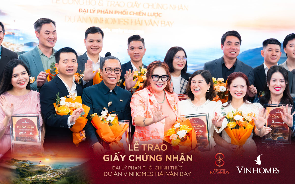 Le trao giay chung nhan Dai Ly Vinhomes